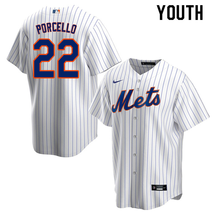 Nike Youth #22 Rick Porcello New York Mets Baseball Jerseys Sale-White